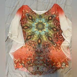 Roz and Ali 3x flutter shirts